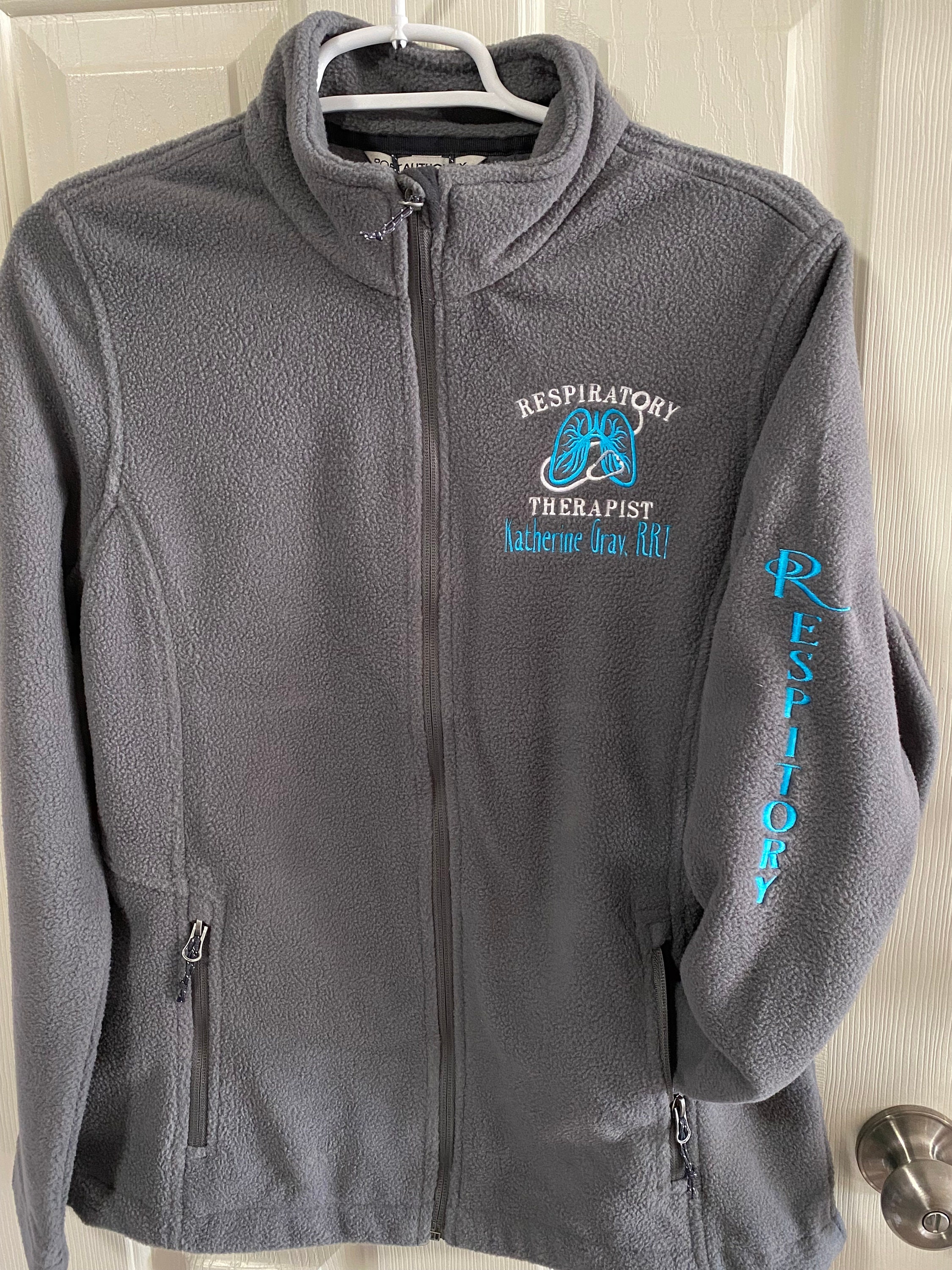 Radiology Jacket Embroidered Medical Full Zip Jacket Arm Etsy