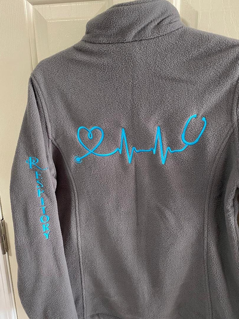 Radiology Jacket Embroidered Medical Full Zip Jacket Arm Etsy