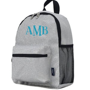 New size!  Personalized Embroidered GLITTER Backpack, Petite Glitter Dance Competition Backpack, Add Name or Monogram
