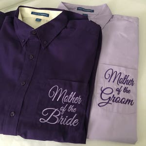 Mother of the groom button down shirt Clearance