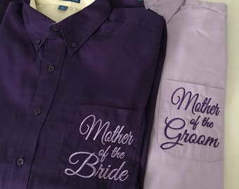 mother of the bride button up shirt