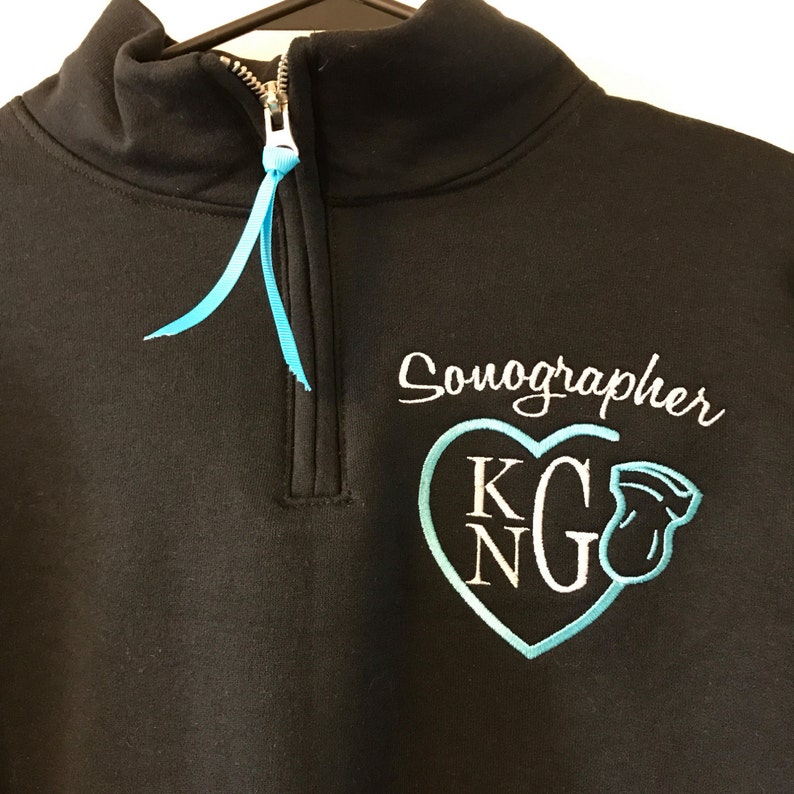 Monogrammed Ultrasound US tech Sonographer jacket us wand Etsy