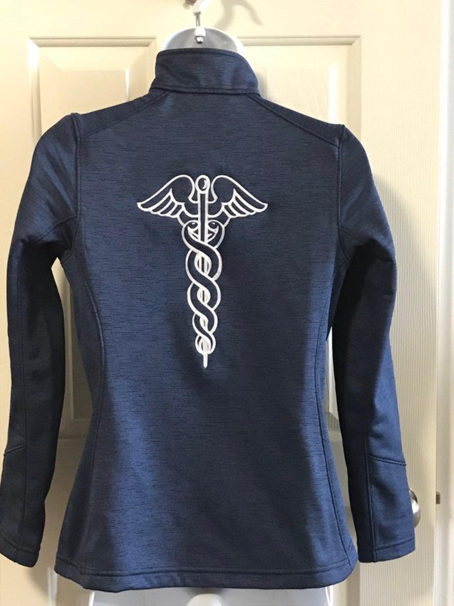 Nursing Jacket Embroidered Back Design and Front Name and Etsy
