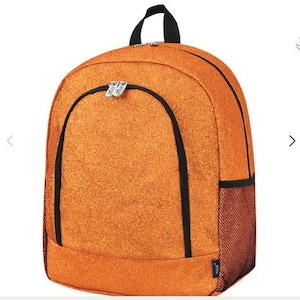 Personalized Glitter Backpack: Embroidered Cheer or Dance Bag