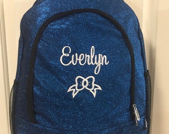 personalized nfinity bling backpack