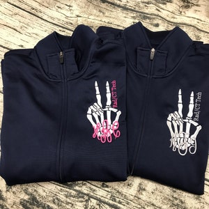 Personalized Medical Fleece Jacket: RN, Tech, Full-Zip