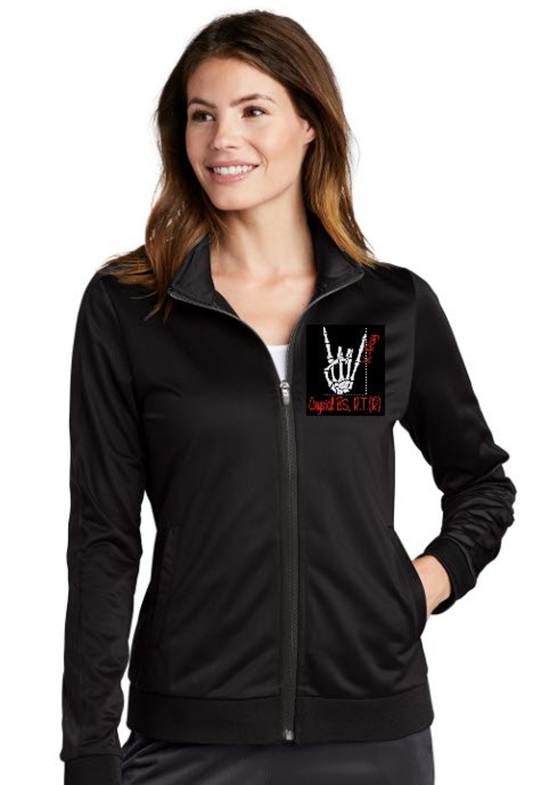 Xray Skeleton Hand Radiology Track Jacket, Radiology Technologist, Xray Tech, Occupational
