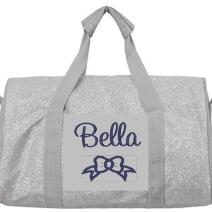 Glitter Duffle Bag: Personalized Embroidered Dance Cheer Bag