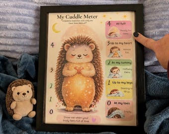 Emotional Regulation Tool for Kids, Calm Down Corner Printable, Coping Skills & Bedtime Support