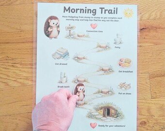 Kids Morning Routine Chart, Visual Schedule Printable, Toddler Morning Routine,  Morning Checklist, Chore chart Printable, Ages 2-8