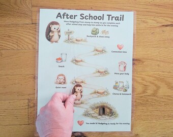After School Routine Chart, Visual Schedule Printable, Kids Routine Chart,  After School Checklist, Kids Daily Checklist, Ages 2-8