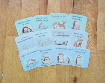 Morning Routine Cards for Kids, Daily Routine Cards, Visual Schedule for Kids, Snuggle Attack Printable