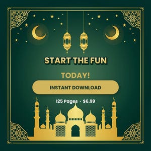 Islamic Worksheets for Kids, 125 Pages | Muslim Homeschool Printable (PDF) image 10