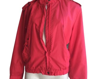 costume thriller, veste thriller, veste rouge des années 80, veste michael jackson, costume thriller michael jackson, taille grande veste rouge