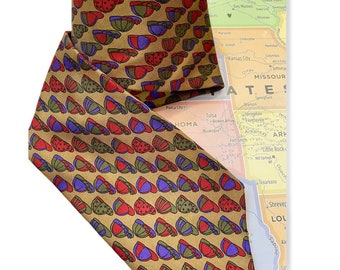 vintage fendi roma tie, fendi necktie, designer necktie, 90s tie, baseball cap print by fendi