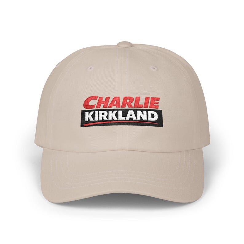 Gorra con el logotipo bordado de Charlie Kirkland, ajustable imagen 3