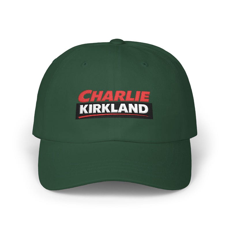 Gorra con el logotipo bordado de Charlie Kirkland, ajustable imagen 6