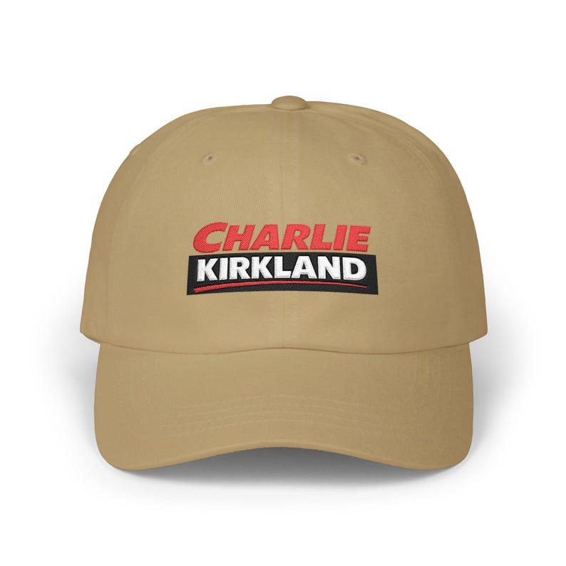 Gorra con el logotipo bordado de Charlie Kirkland, ajustable imagen 4