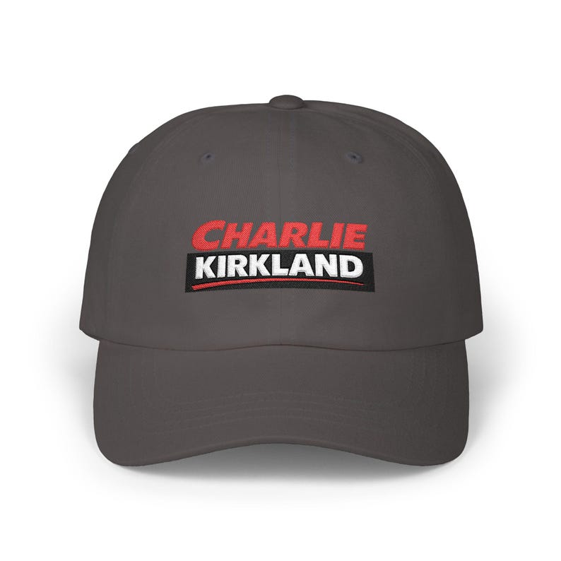 Gorra con el logotipo bordado de Charlie Kirkland, ajustable imagen 9