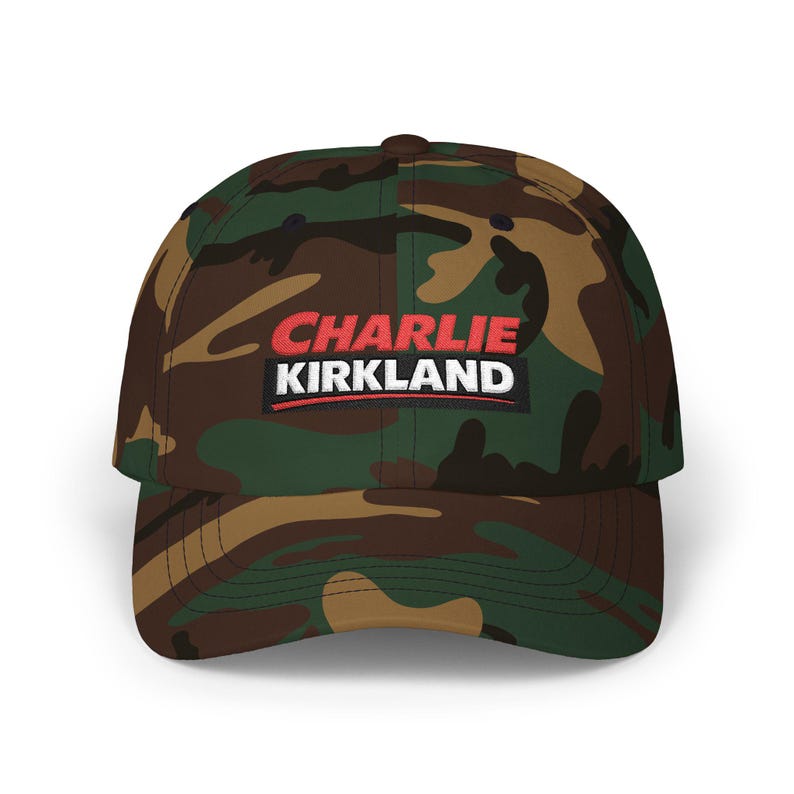 Gorra con el logotipo bordado de Charlie Kirkland, ajustable imagen 5