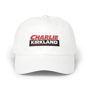 Gorra con el logotipo bordado de Charlie Kirkland, ajustable imagen 2