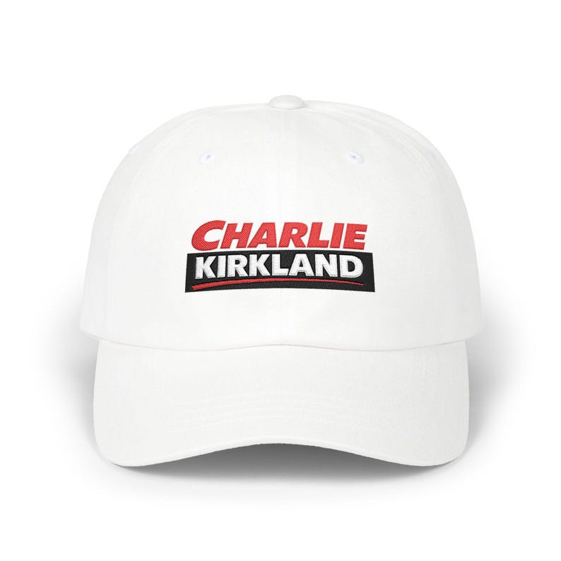 Gorra con el logotipo bordado de Charlie Kirkland, ajustable imagen 2