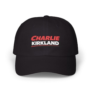Gorra con el logotipo bordado de Charlie Kirkland, ajustable imagen 1