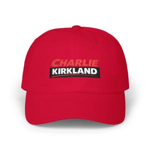 Gorra con el logotipo bordado de Charlie Kirkland, ajustable imagen 11