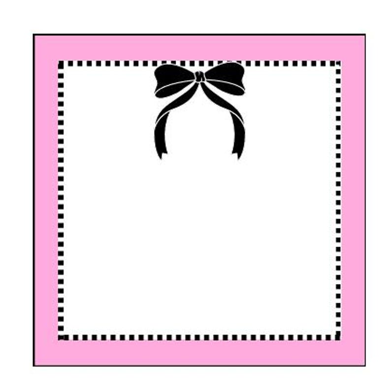 Girly Bow Notes Page | Printable Notepad for Planners & Desks - Etsy