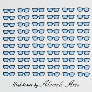 Glasses/Optometry/Optometrist Planner/Journal/Bullet Journal Stickers