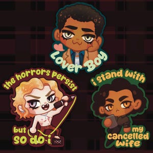 Interview with the Vampire Stickers | The Vampire Lestat Armand Louis de Pointe du Lac Cancelled Wife