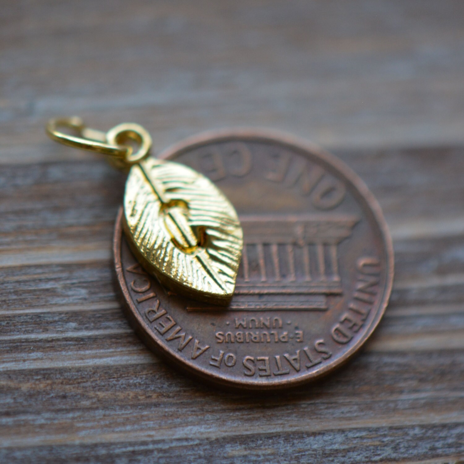 Stamped Alphabet Leaf Charms Stamp Charms Initial Charm 24K Etsy