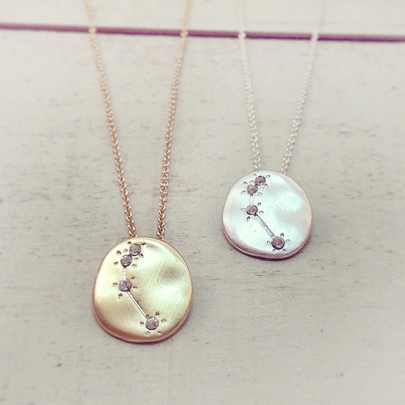 Hand Made Zodiac Sign Constellation Necklace Birthday Gift - Etsy