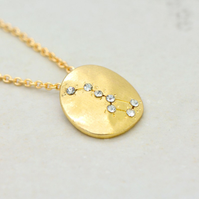 DIPPER Constellation Necklace SILVER or GOLD Little Dipper - Etsy