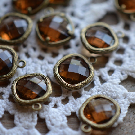Drops of Rain Topaz/Smokey Topaz Ring Drops of Rain Topaz/Smokey Topaz Ring