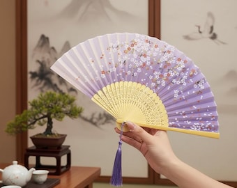Kirschblüten Fächer | Japanischer Fächer | Eleganter Faltfächer