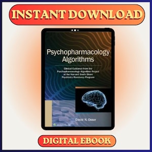 Guida di psicofarmacologia clinica: algoritmi e download digitale (PDF)