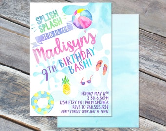 Cardstock Invitation Etsy