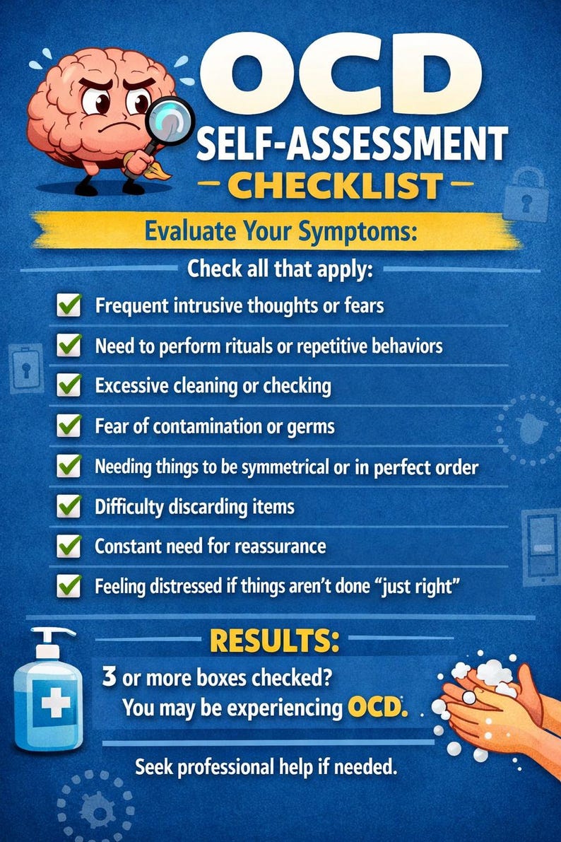 Ocpd Checklist.pdf OCD Checklist (simplified) | Printable Patient Self-assessment PDF ...