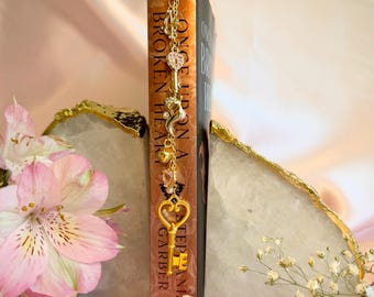Once Upon a Broken Heart Inspired Book Charm | Fantasy Book Charm | Book Lover Gift | BookTok Gift | Bookmark