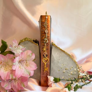 Bokberlock inspirerad av ett brustet hjärta | Bokberlock för fantasy | Gåva för bokälskare | BookTok-present | Bokmärke bild 4