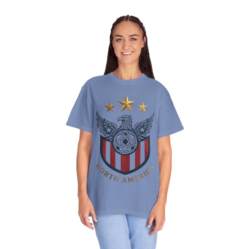 USA Soccer Shirt 2026 Vintage USMNT Fan Tee Patriotic Football Shirt North America Soccer Gift Comfort Colors Tee image 10