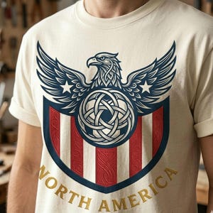 USA Soccer Shirt 2026 Vintage USMNT Fan Tee Patriotic Football Shirt North America Soccer Gift Comfort Colors Tee image 1