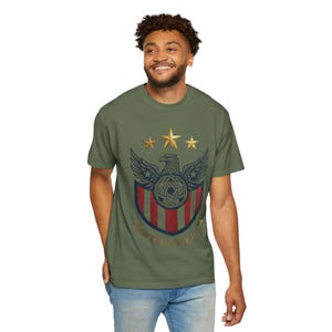 USA Soccer Shirt 2026 Vintage USMNT Fan Tee Patriotic Football Shirt North America Soccer Gift Comfort Colors Tee image 6