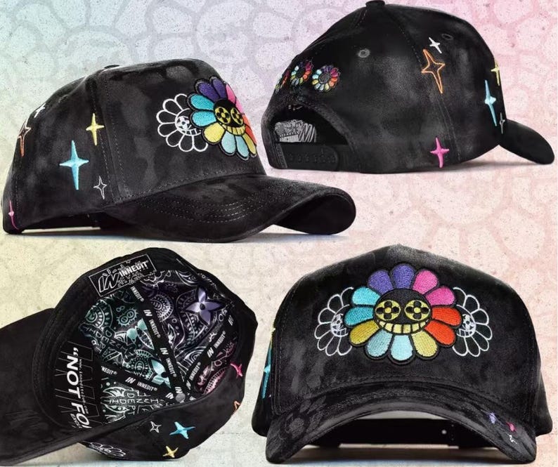 Gorra de béisbol Sadboyz LA, gorra ajustable estilo dandy multicolour