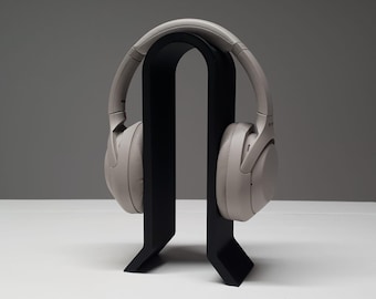 Moderner Kopfhörerhalter aus 3D Druck – Minimalistischer Headset Ständer für Gaming Setup & Schreibtisch