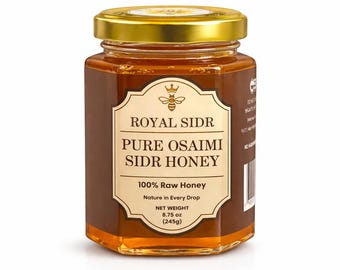 Royal Sidr Pure Osaimi Honey – Raw Yemeni Sidr (8.75 oz)