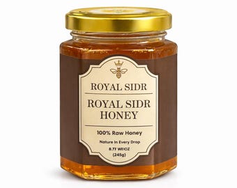 Royal Sidr Honey – Raw Yemeni Honey, 245g (Product of Yemen)
