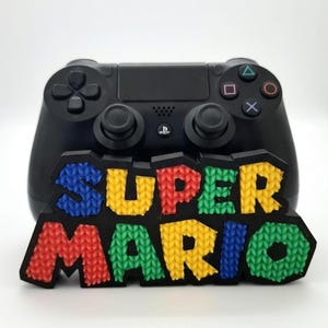 Super Mario Logo Controller Holder – Fits PS5, PS4, Xbox & Switch Pro Controllers image 2