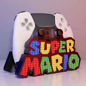 Super Mario Logo Controller Holder – Fits PS5, PS4, Xbox & Switch Pro Controllers image 6